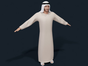 Kandura dress male 3Dモデル