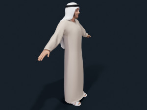 Kandura dress male 3Dモデル