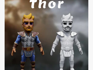 Thor-Charakter 3D 3D Modell