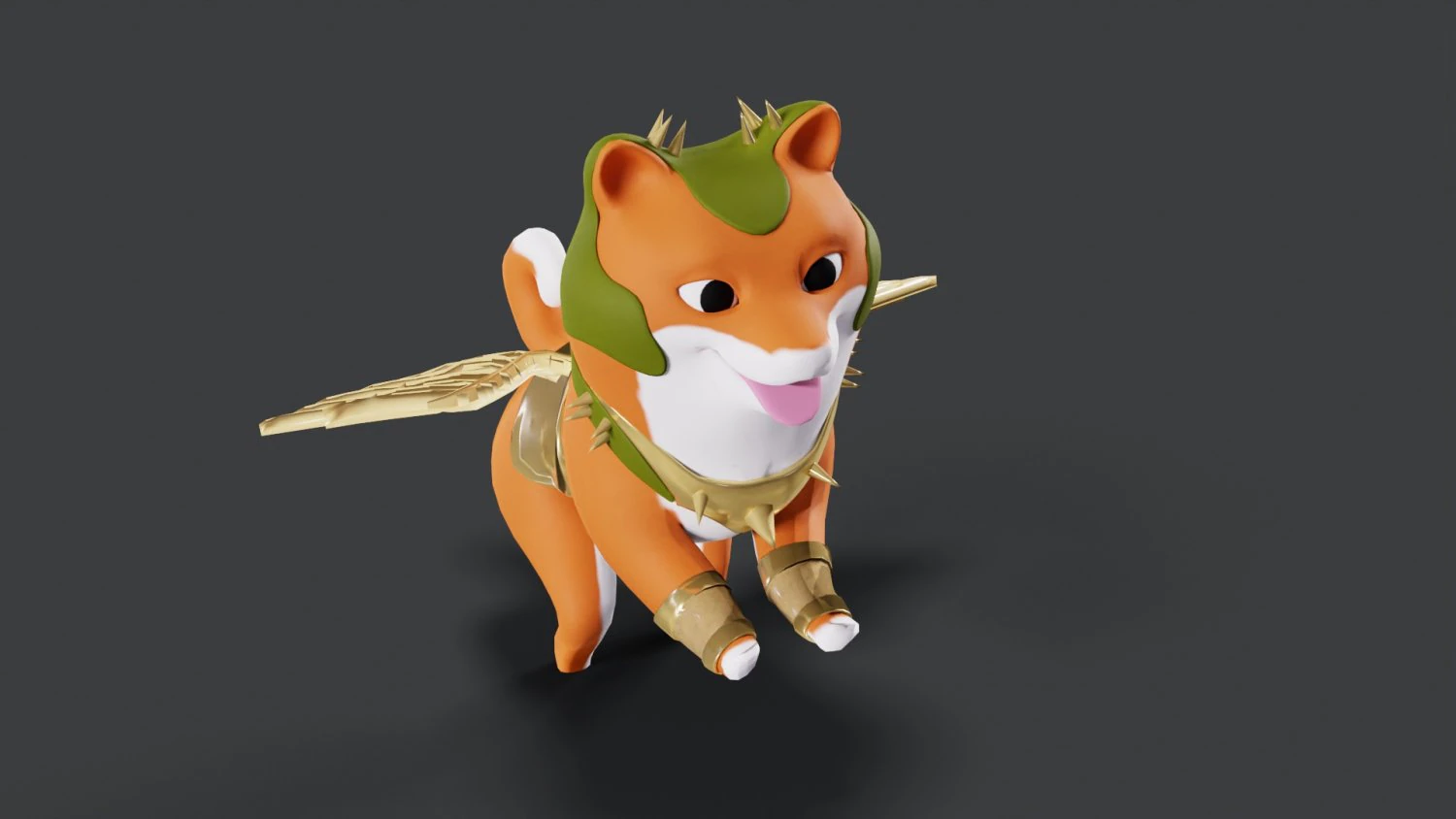 Dog 3D Model .c4d .max .obj .3ds .fbx .stl .blend 