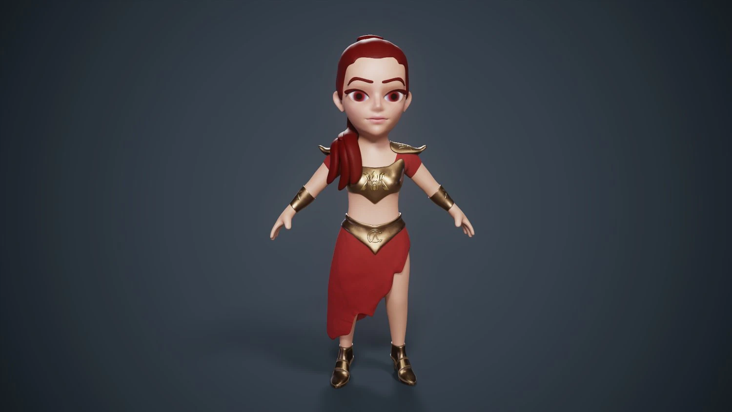 Freya Character 3D 3D Model .c4d .max .obj .3ds .fbx .stl .blend