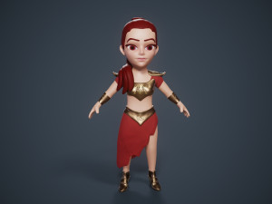 Freya Character 3D 3Dモデル