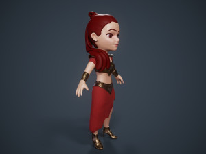 Freya Character 3D Modelo 3D
