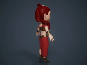 Freya Character 3D 3D Model