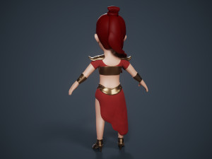 Freya Character 3D Modelo 3D