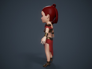 Freya Character 3D Modelo 3D