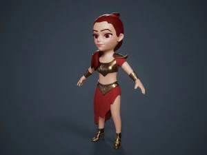 Freya Character 3D 3D Model