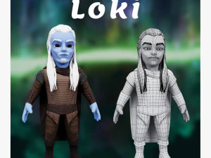 Локи персонаж 3D 3D Модель