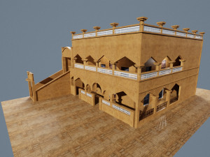 3D Al ain museum model Model 3D