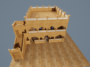 3D Al ain museum model Model 3D