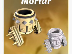 Mortar Model 3D
