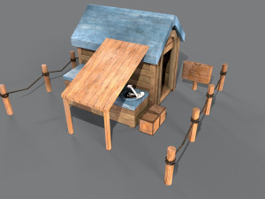 3D Pet house 3Dモデル