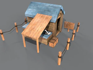 3D Pet house 3D Model