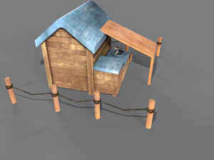 3D Pet house 3D Model