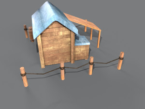 3D Pet house 3D Модель