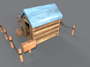 3D Pet house 3D Model