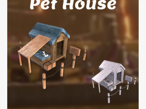 3D Pet house 3D Модель