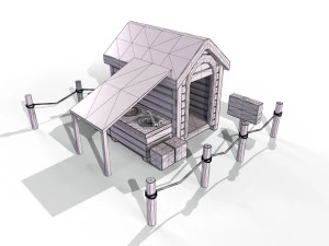 3D Pet house 3D Model