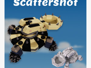 3D Scattershot model 3D मॉडल
