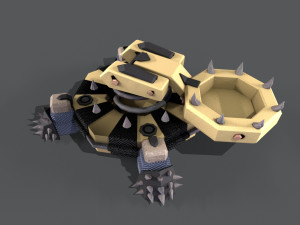 3D Scattershot model Modelo 3D