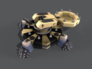 3D Scattershot model Modelo 3D