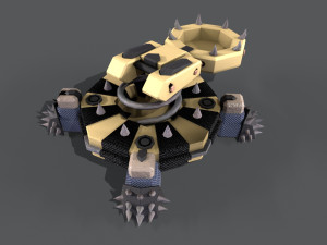 3D Scattershot model Modelo 3D