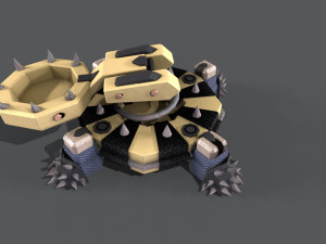 3D Scattershot model Modelo 3D