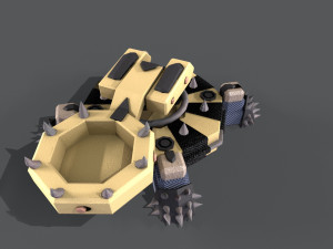 3D Scattershot model Modelo 3D
