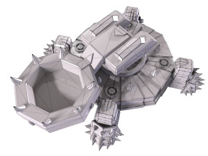 3D Scattershot model Modelo 3D