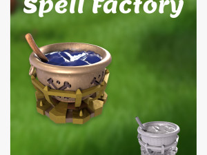 Spell factory Model 3D