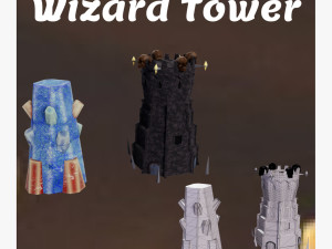 Wizard tower 3D 3D 모델