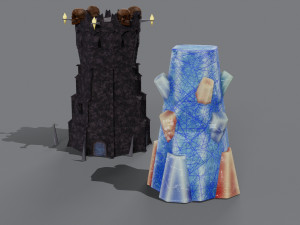 Wizard tower 3D Model 3D