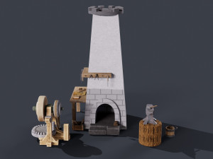 Work shop model 3D Model