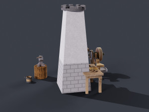 Work shop model 3D Model