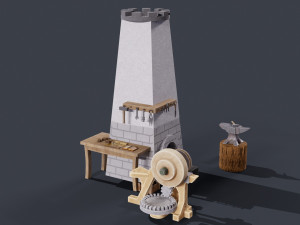 Work shop model 3D Model