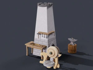 Work shop model 3D Model