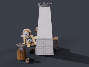 Work shop model 3D Model