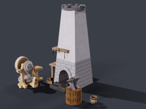 Work shop model 3D Model