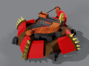 एक्स धनुष 3D मॉडल