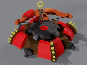 एक्स धनुष 3D मॉडल