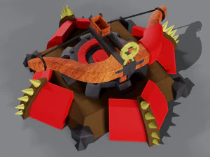 एक्स धनुष 3D मॉडल