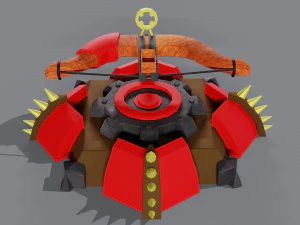 एक्स धनुष 3D मॉडल