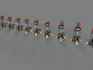 Inferno tower Modello 3D