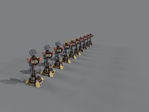 Inferno tower Modello 3D