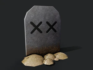 Grave 3D Model
