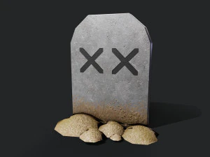 Grave 3D Model