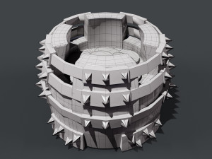 Gold storage 3D 3D Model