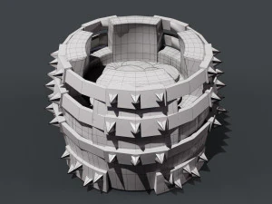 Gold storage 3D 3D Model