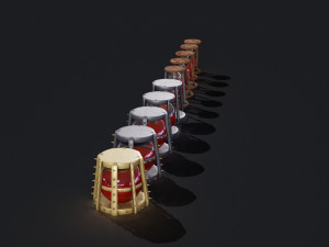 Vintage clock 3D 3D Model