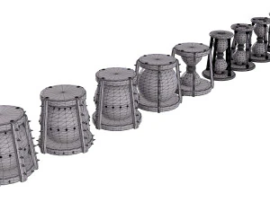 Orologio d'epoca 3D Modello 3D